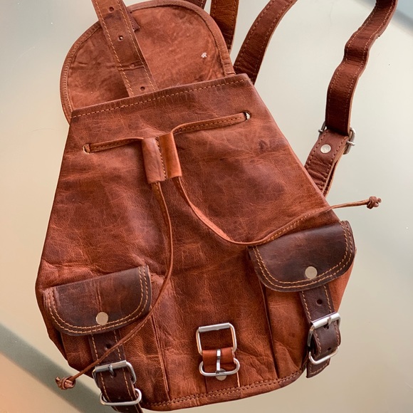Mini Leather Backpack - Picture 4 of 8